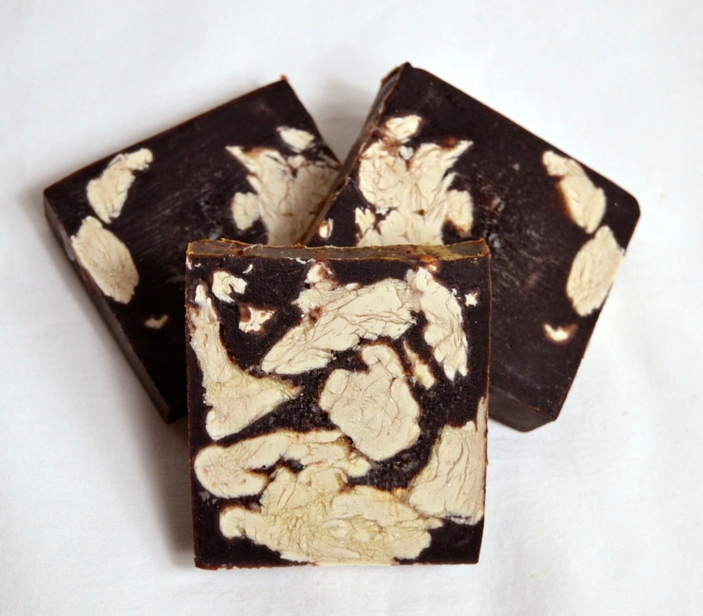 Handmade Organic  ingredients Natural Vanilla Cocoa Soap shea butter coconut oil