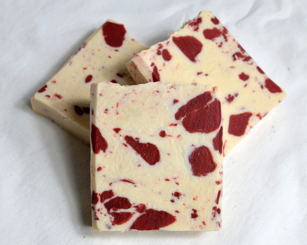 Strawberries and cream soap