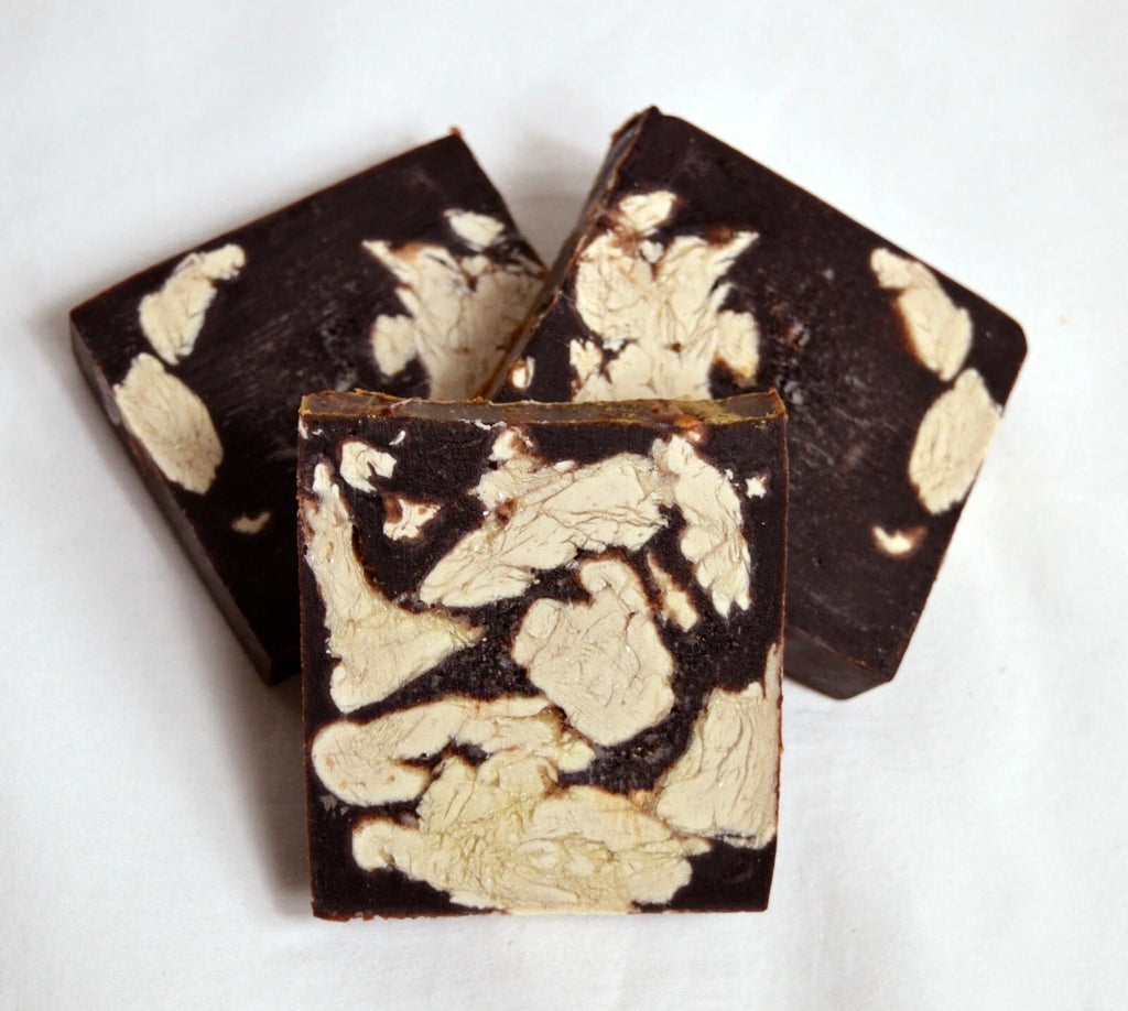 Handmade Organic  ingredients Natural Vanilla Cocoa Soap shea butter coconut oil