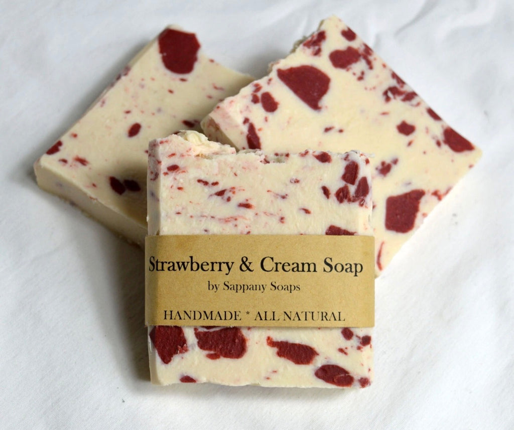 Strawberries and cream soap