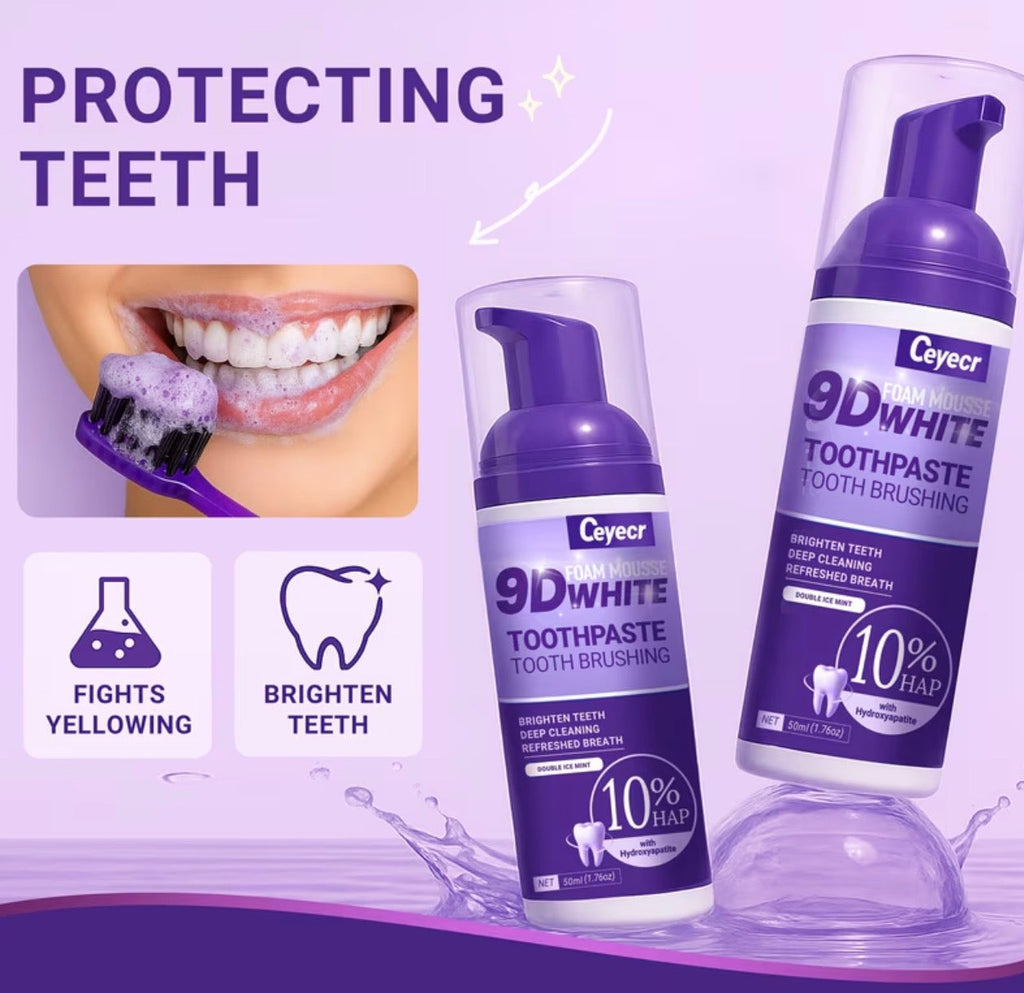 Purple toothpaste
