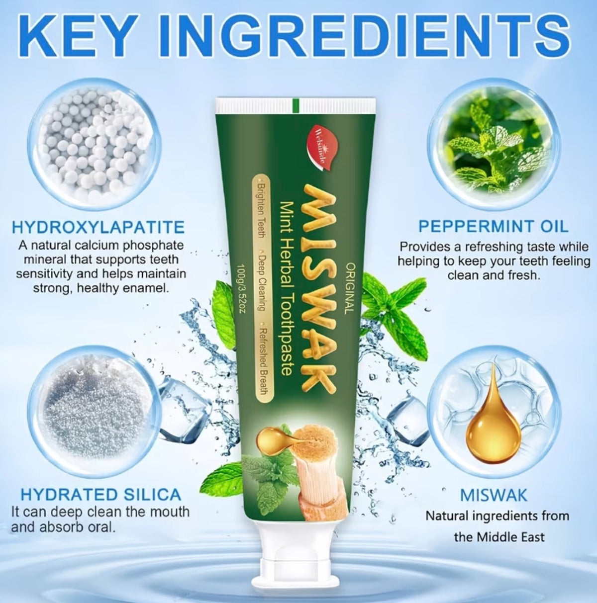 Miswak toothpaste