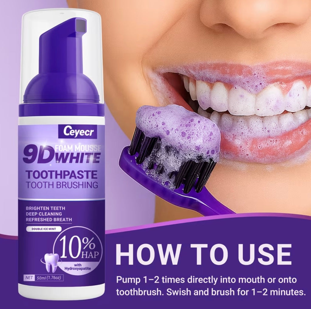 Purple toothpaste