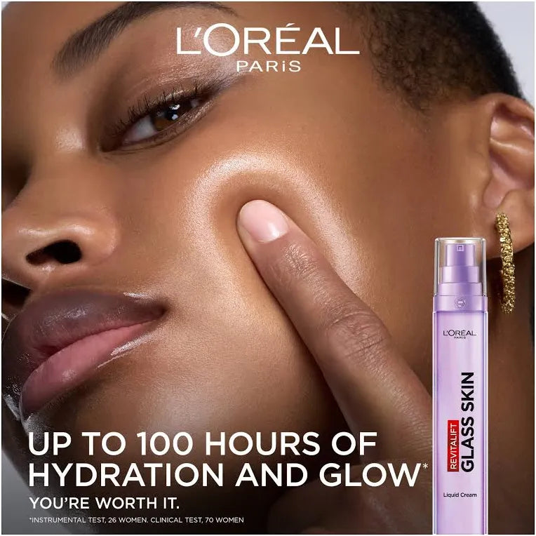 L'Oreal Paris Revitalift Filler Glass Skin Liquid Face Cream