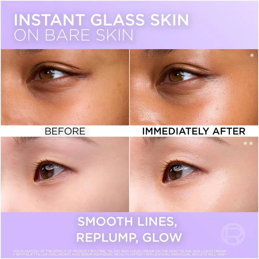 L'Oreal Paris Revitalift Filler Glass Skin Liquid Face Cream
