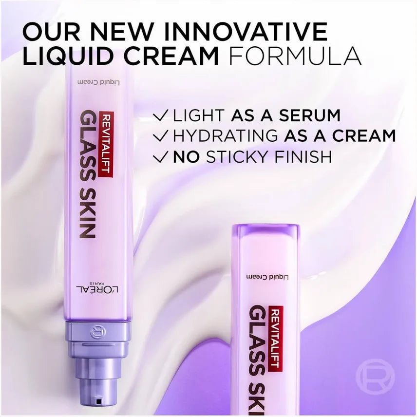 L'Oreal Paris Revitalift Filler Glass Skin Liquid Face Cream