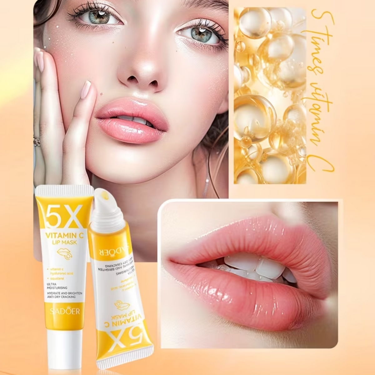 Vitamin,C lip mask